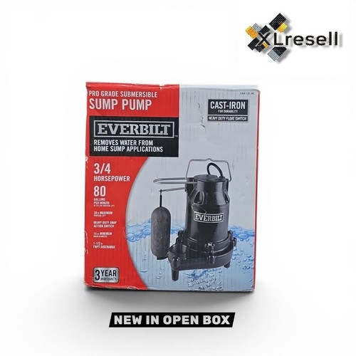 Everbilt 4hp cast iron - everbilt, 3/4hp